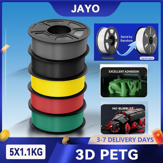 JAYO PETG 3D-Druckerfilament 1,75 mm, 5,5 kg - Bild 1