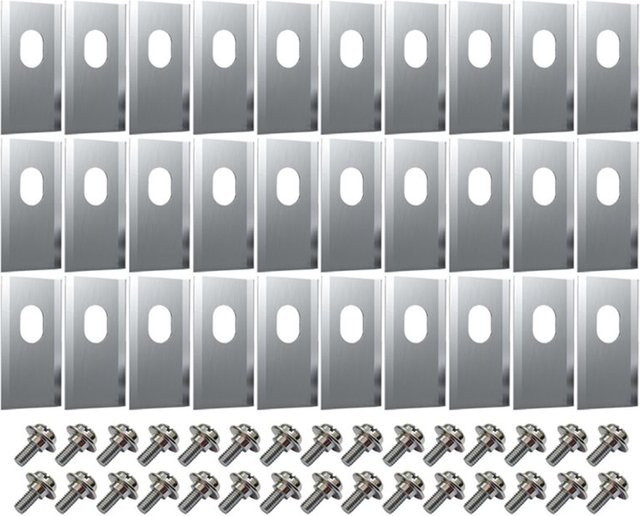 30 Stück Ersatzrasenmähermesser für Dreame Smart Roboter-Rasenmäher in Silber - Bild 1