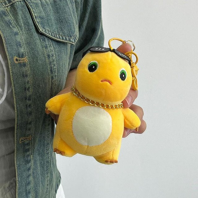 Yiran toy Milch Drache Plüsch Anhänger, Dinosaurier, Gelb, ab 14 Jahren - Bild 1