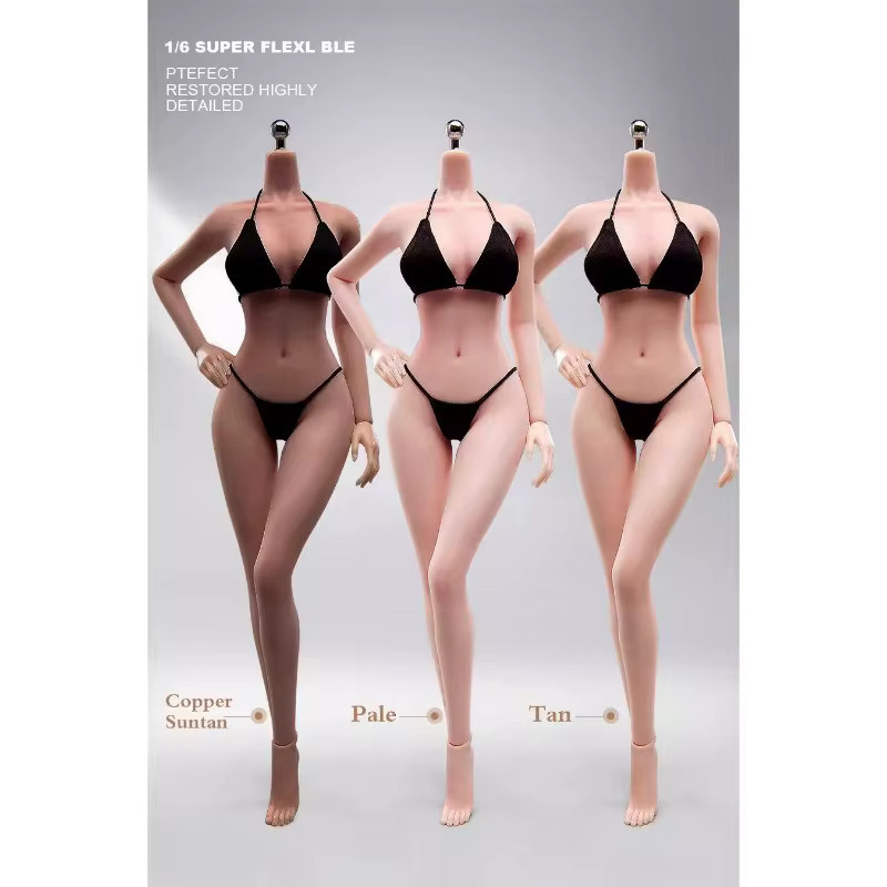 Bandai Actionfigur, superflexibler, nahtloser weiblicher Körper, Maßstab 1:6 - Bild 2