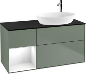 V&B Waschtischunterschrank Finion in Weiß lackiert, Breite: 120 cm, Tiefe: 50,1 cm, Höhe: 50,1 cm - Bild 1