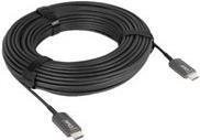 Club3D HDMI 2.1 Aktiv-Optisches HDMI-Kabel HDMI-A auf HDMI-A, 4K120Hz UHD, Schwarz, Länge: 20 m, CAC-1379 - Bild 1