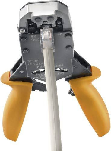 Weidmüller Crimpzange TT 864 RS 9008120000 für Modularstecker in Gelb - Bild 1
