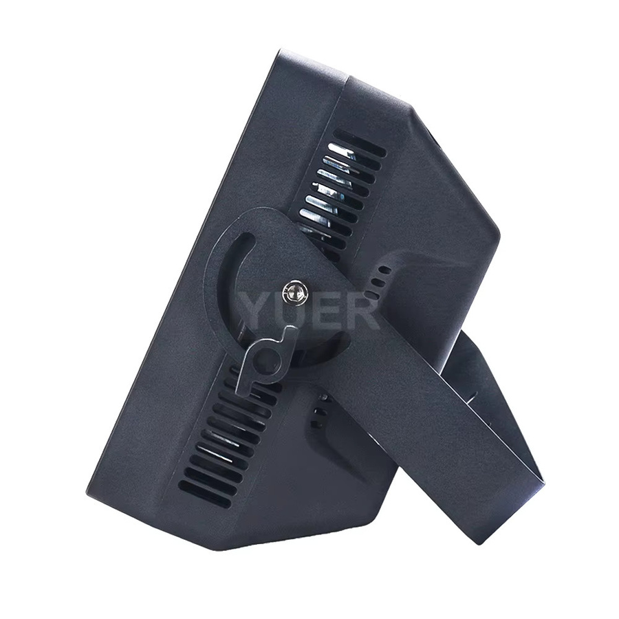 Yuer Atomic 3000 LED Bühnenbeleuchtung mit 8+8 Strobe-Effekt, RGBW Wash und DMX-Musiksteuerung, Schwarz - Bild 3
