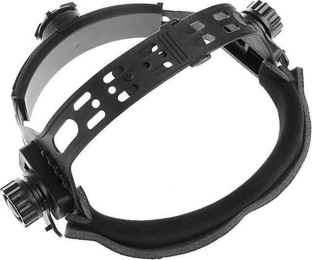 HF-02 Automatisch abdunkelnder Schweißhelm in Schwarz mit verstellbarem Kopfband und Solar-Auto-Darkening-Funktion - Bild 1