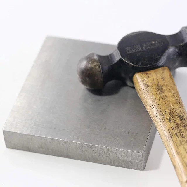 PHYHOO Stahl Amboss Flacheisen als quadratische Pad Platte zur Gold- und Silberverarbeitung - Bild 1