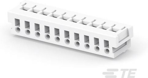 TE Connectivity Einbau-Buchsenleiste Standard 1-175778-0 in Weiß - Bild 1