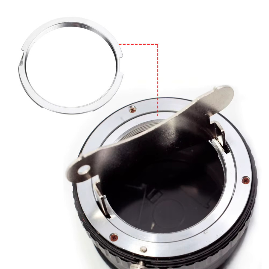 M42-PK Fokus-Adapter für Pentax PK K-Mount in Silber - Bild 1