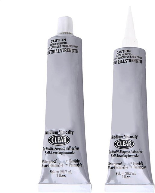 E6000 Flüssiger Kleber Transparent für DIY Bastelarbeiten und Schmuckherstellung 2,0 l - Bild 1