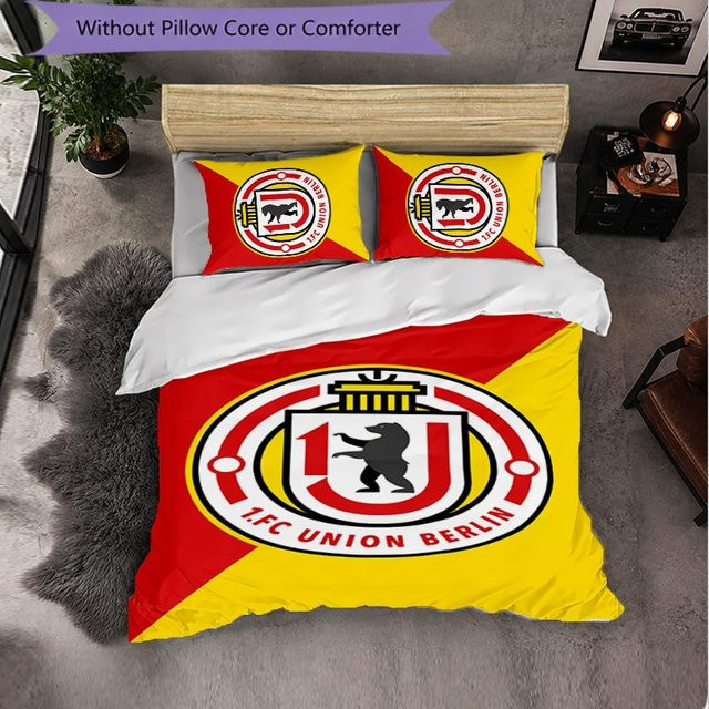 Union Berlin FC Themen Bettwäsche Set 3-teilig von Limi Supply C in Rot, B/H: 140 x 200 cm - Bild 1
