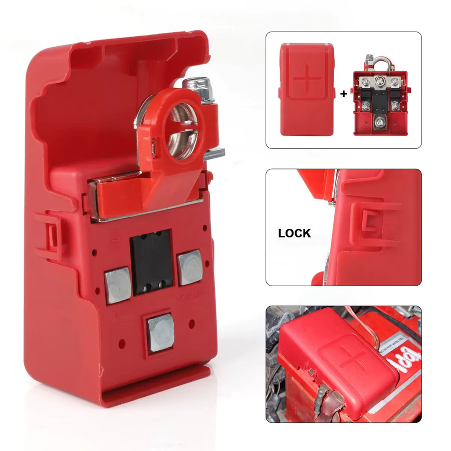 Auto Quick Release Batterie-Terminal-Anschluss 32V 400A in Rot für Wohnwagen, Camper, Boot und Lkw - Bild 3