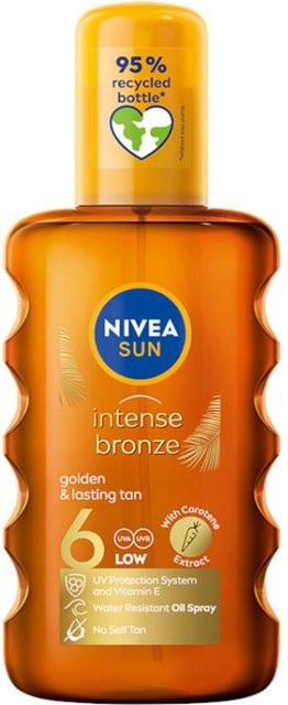 Nivea Sun Intensiv Bronze Karotten-Öl, LSF 6, 200 ml - Bild 1