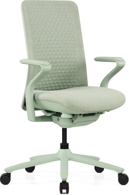 hjh OFFICE High End Bürostuhl VERVIO mit Armlehnen aus Stoff und Netzstoff - Bild 1