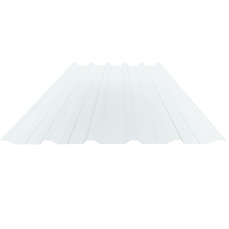 Lichtplatte Polycarbonat Spundwand T35+ von Blachotrapez GmbH, glasklar, Dicke: 1 mm, Breite: 108,5 cm - Bild 1