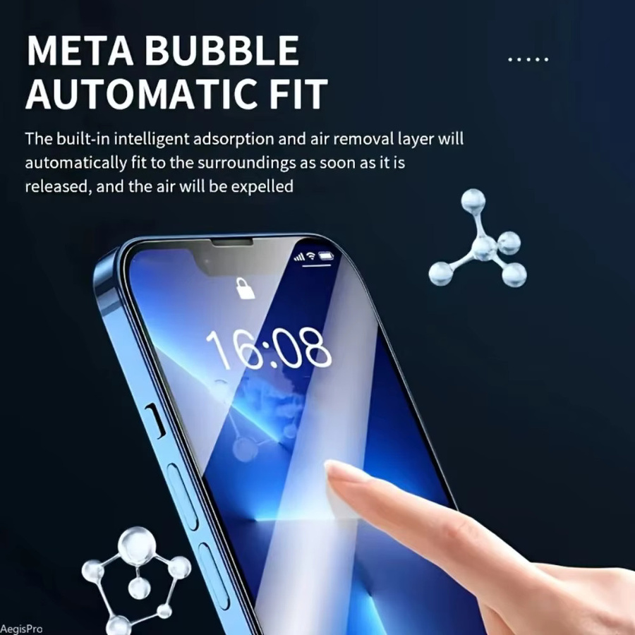 5-in-1 High Definition Hartglasfolie für iPhone 17 Pro Max 16 Pro 15 14 13 12 11 mit Kameraobjektivschutz 9H Härte, transparent - Bild 3