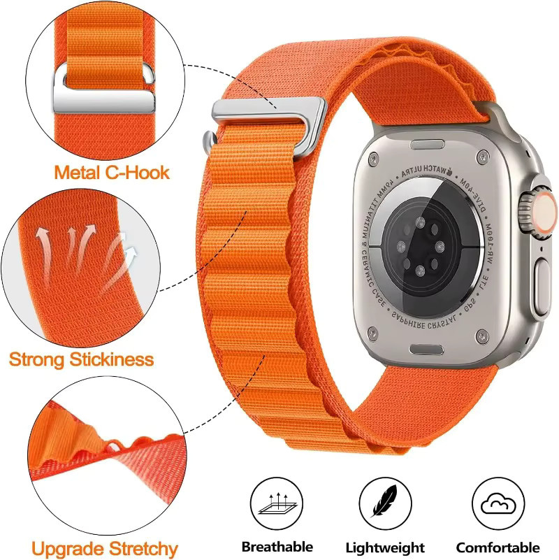 Apple Uhrenarmband Alpine Loop, Nylon, Unisex - Bild 4