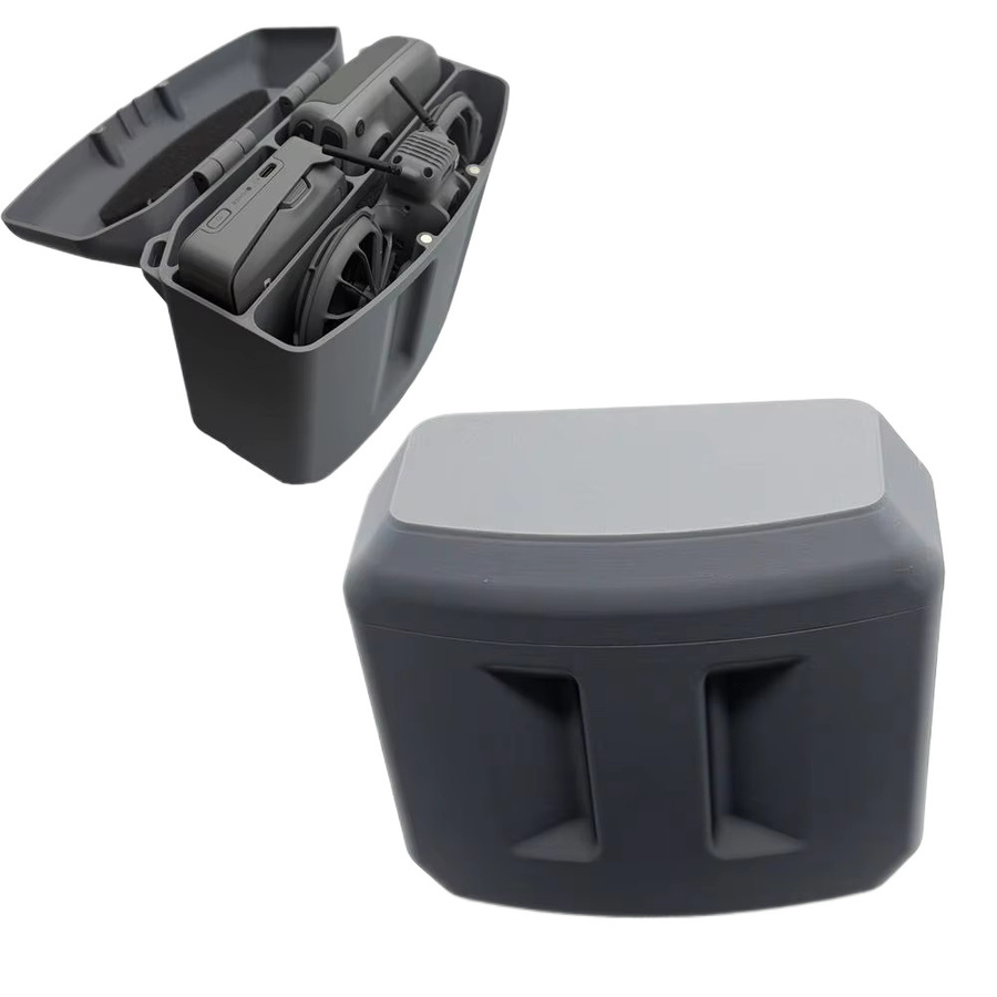 DJI Aufbewahrungsbox für DJI Neo 2 in Grau mit Magnetdeckel und Trageriemen für Akku-Hub und RC N3 Controller - Bild 6