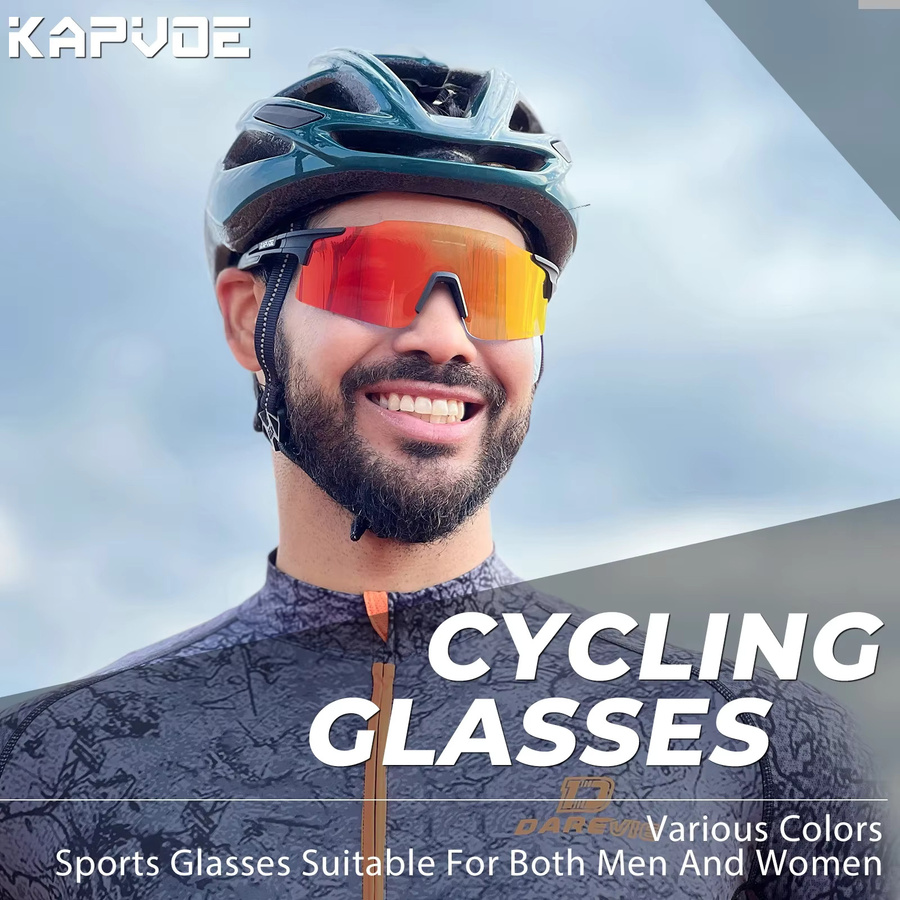 KAPVOE Sonnenbrille, Unisex, Vollrand, Kunststoff, Wrap - Bild 5