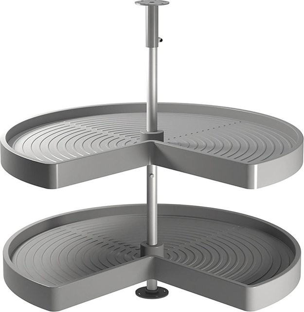 Emuca Lot Drehplatten Shelvo 3 und 4 für 900 mm Modul aus Kunststoff und Aluminium in Weiss - Bild 1
