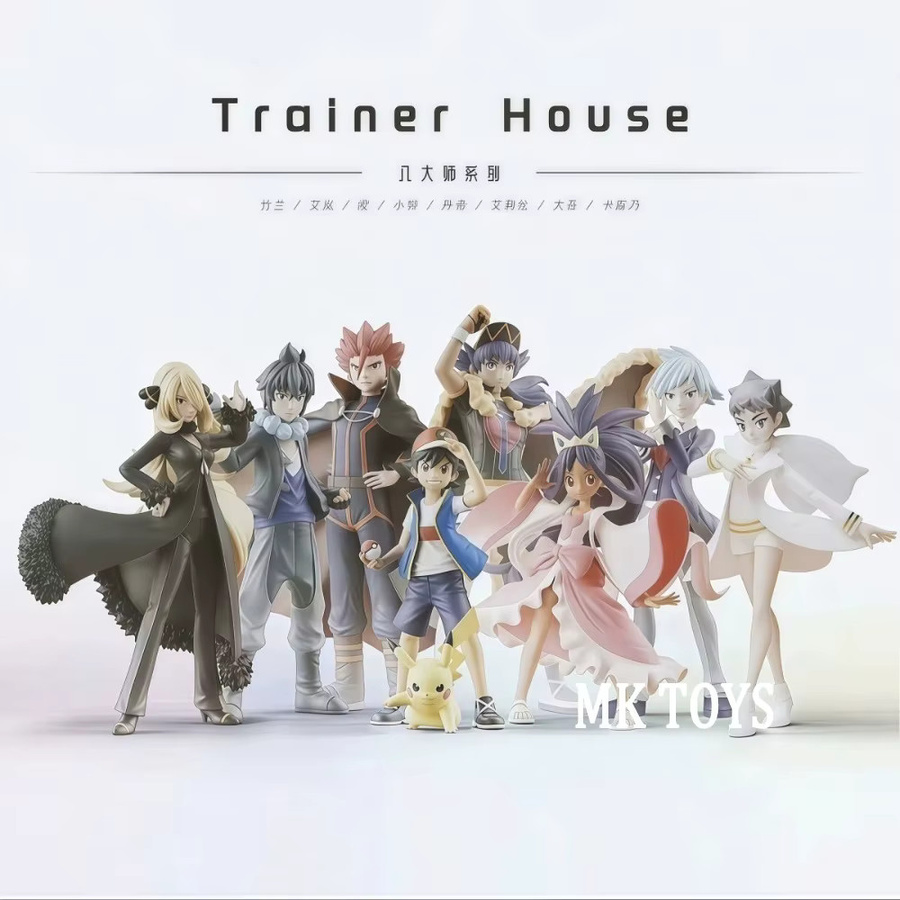Bandai Pokémon Acht Meister Actionfiguren, PVC-Statue, 7-9cm - Bild 3