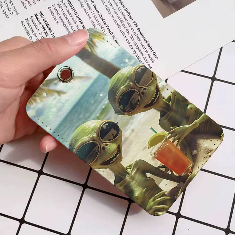 Mesuca Schlüsselanhänger, Weltraum-UFO-Alien, Kartenhalter - Bild 5