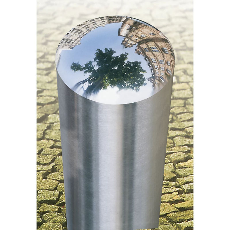 Moravia BERLIN 78 Absperrpfosten aus Edelstahl in Silber, Höhe: 90 cm, Durchmesser: 10,8 cm - Bild 4