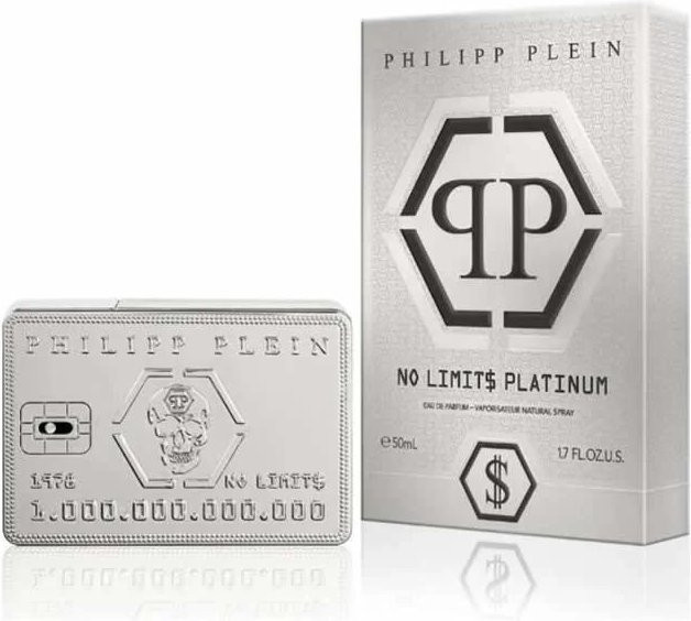 Philipp Plein No Limits Platin Eau de Parfum, 90 ml, Unisex - Bild 1