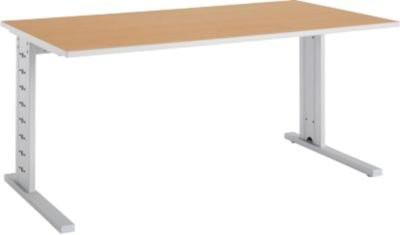 Schäfer Shop Select Schreibtisch Moxxo IQ in Buche-Dekor, Rechteck mit C-Fuß, B: 180 cm, T: 80 cm, H: 73,5 cm - Bild 1
