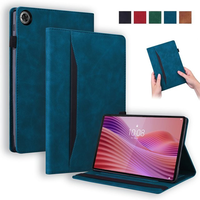 Luxus Brieftaschen Etui für Lenovo Tab TB311FU 10,1 Zoll in Blau mit Standfunktion - Bild 1