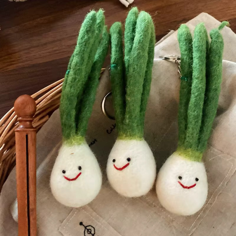 LISM Schlüsselanhänger, Wollfilz, Brokkoli, Unisex - Bild 2