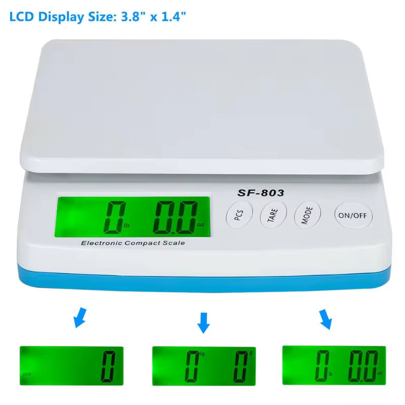 Lionet Elektronische Kompaktwaage SF-803 in Schwarz, Digitale Küchenwaage mit Digitalanzeige für bis zu 30 kg - Bild 6