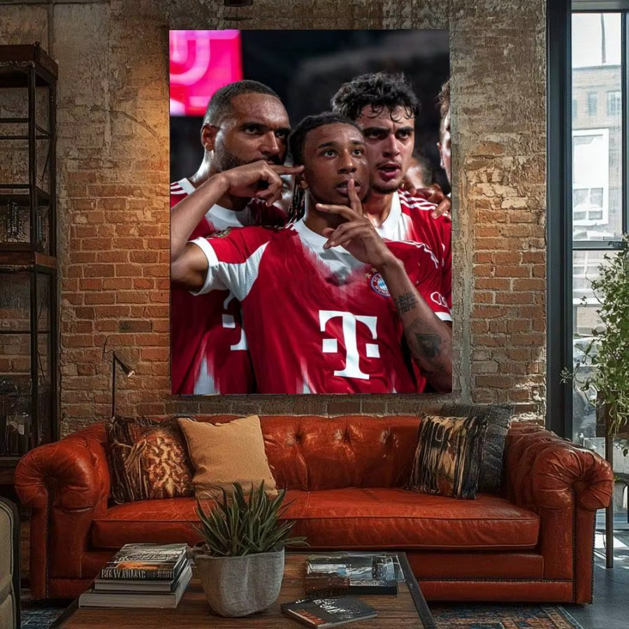 KAYOU Bayern München Champions Poster selbstklebender Kunst-Aufkleber aus wasserfestem Papier für deine Wanddekoration - Bild 6