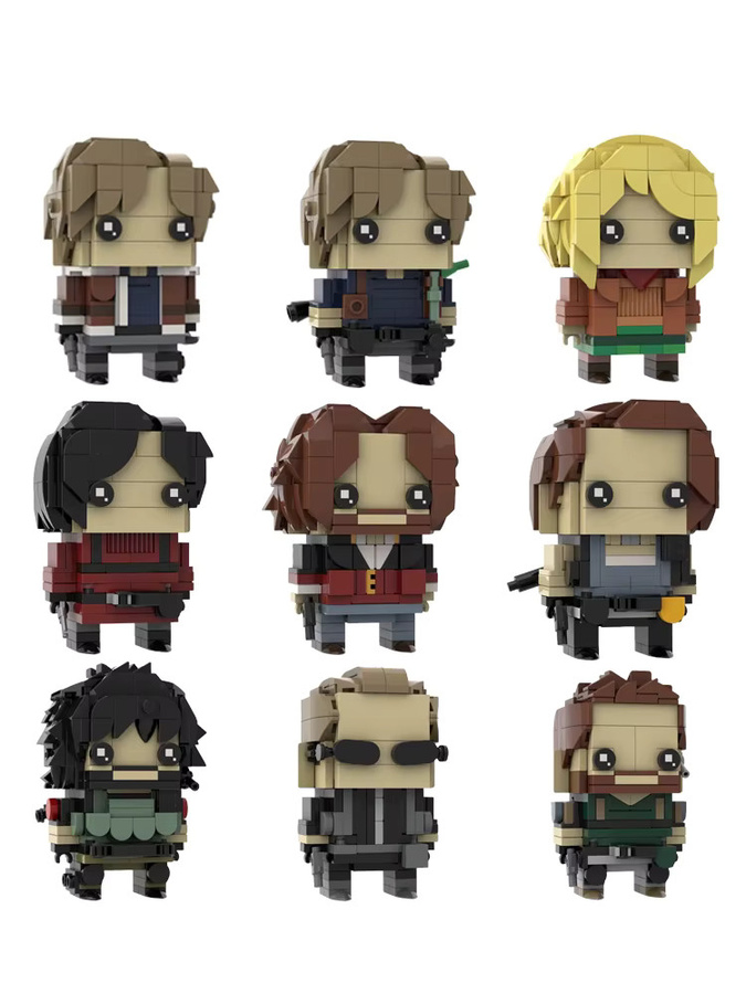 Mymocs Ideas Biohazard-MOC Residenten-Krisen-Film-Actionfiguren Bricks Headz Desktop-Ornament, Bausteine Spielzeug - Bild 3