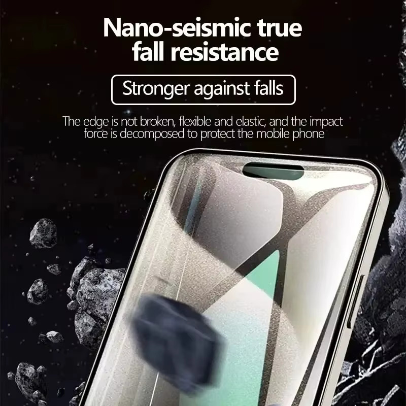 LUBIC Hydrogel Display Schutzfolie für iPhone 11 12 13 14 15 16 Pro Max Plus Mini XR XS in Transparent - Bild 3