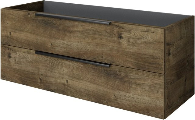Pelipal Unterschrank Quantum 07 für Doppel-Waschtisch in Eiche Ribbeck Quer, Breite: 120 cm, Höhe: 48 cm, Tiefe: 42,9 cm - Bild 1