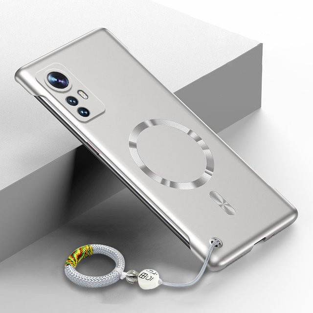Lucky Ring Fundas Magnetische Handyhülle für Xiaomi 13 13T 12 12X 11 10 Pro Ultra Lite, Rahmenlose MagSafe kompatible PC-Abdeckung, Matt, Purple - Bild 1