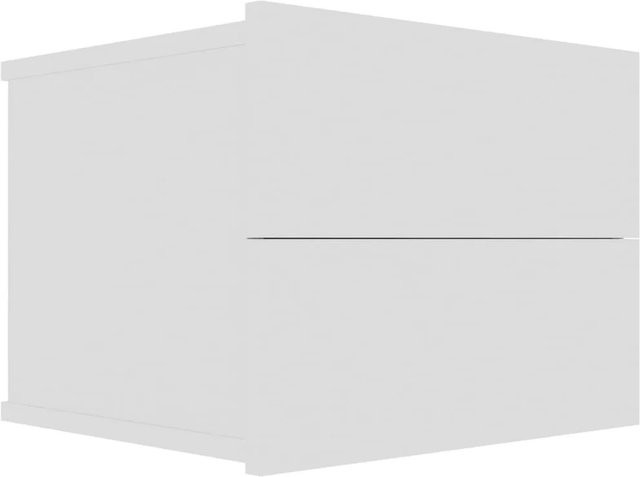 vidaXL Nachttisch in Weiß aus Holzwerkstoff im klassischen Design, B/T/H: 40 x 30 x 30 cm - Bild 1