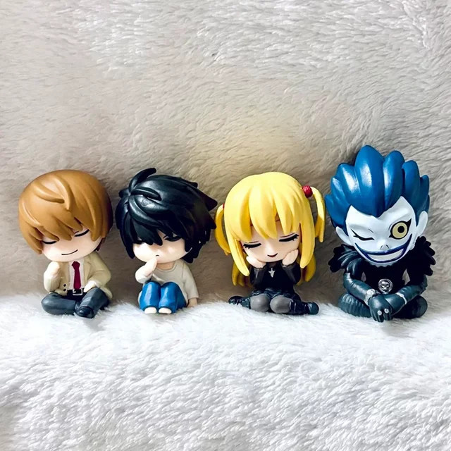 Bandai Death Note Actionfiguren, 4-teiliges Set, Kunststoff, bunt/mehrfarbig - Bild 1