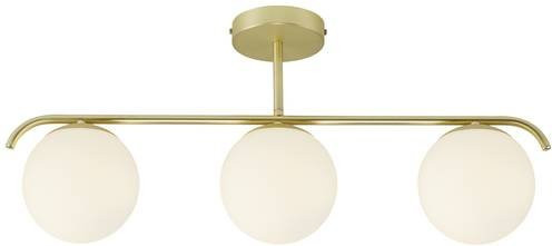Nordlux Grant 3x15 Pendelleuchte Messing mit Opalglas und E14 Fassung - Bild 1