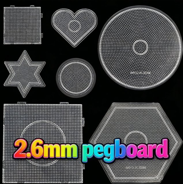 Hama Quadratisches Steckbrett-Puzzle, Zubehör, transparent - Bild 1
