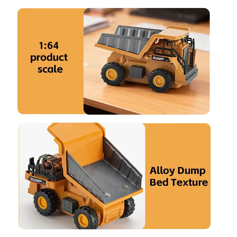 ZWN Mini-Muldenkipper, RC-Modellauto, 1:64, ferngesteuert - Bild 5