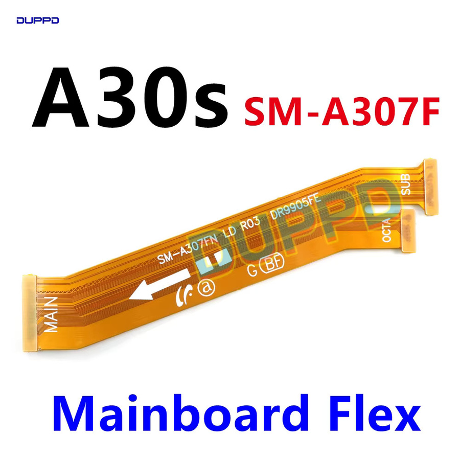 Samsung Galaxy A30S A307F Micro-USB Ladeanschluss Flexkabel mit Dock-Anschluss und Mikrofon für das Mainboard - Bild 2