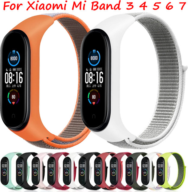 Xiaomi Uhrenarmband Nylon, Sport, Mi Band 7, 6, 5, 4, 3 - Bild 1