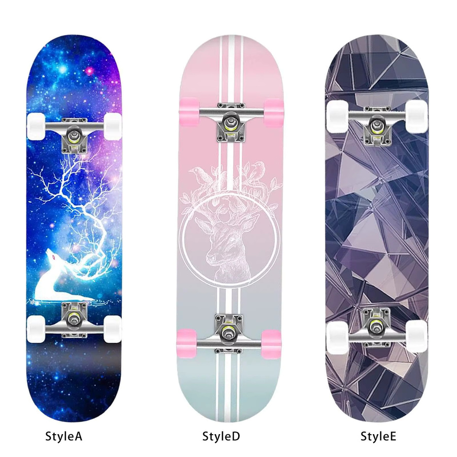 perfeclan Skateboard Komplettset, Cruiser mit Konkav-Form - Bild 2