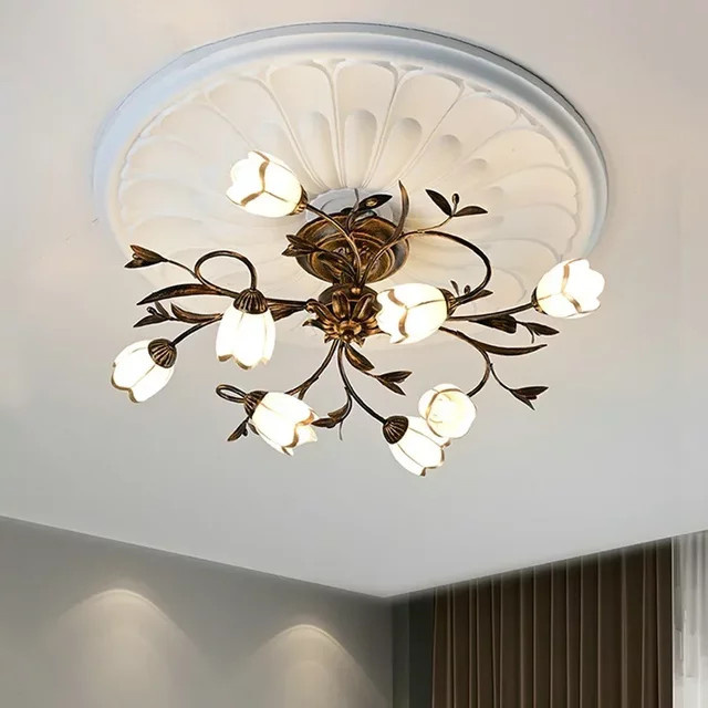 Moderne MZISOSOD LED Blumen-Deckenleuchte als Kronleuchter für Esszimmer, Küche oder Schlafzimmer - Bild 1