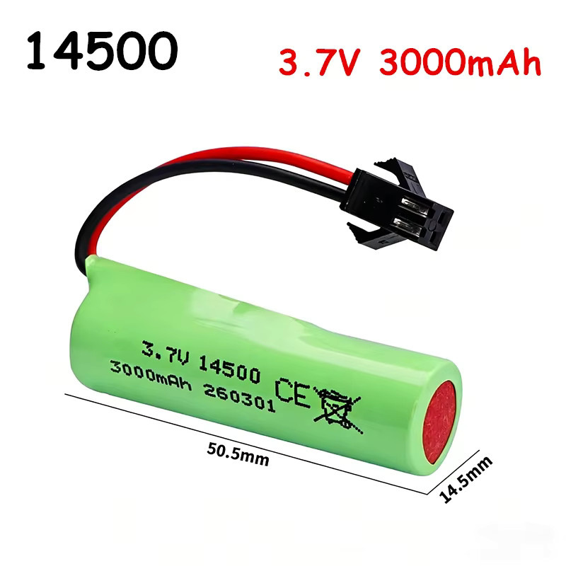 PYLRC Li-Ionen-Akku, 3,7V 3000mAh 14500, für RC-Fahrzeug - Bild 2