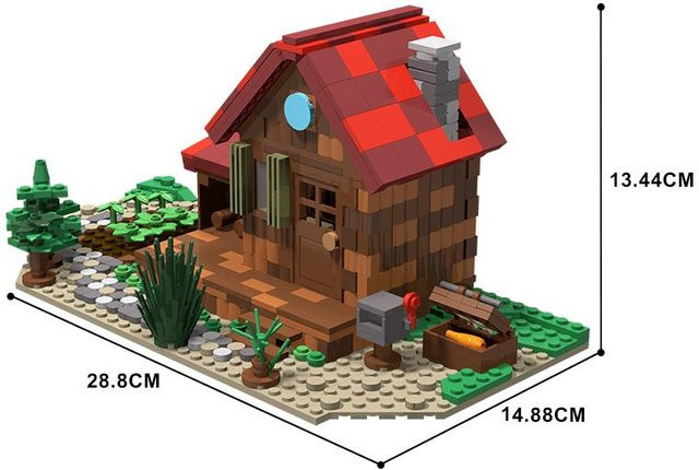 Gobricks Stardew Valley Bauernhaus Bausteine ab 14 Jahren - Bild 1