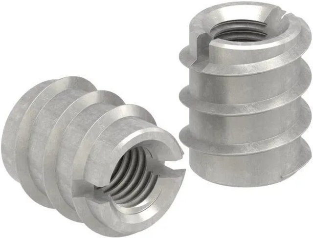 FeNau Rampa-Muffe Typ B aus V2A Edelstahl in Silber, M12 x 25 mm, für Vorbohrung 18,5-19,0 mm - Bild 1