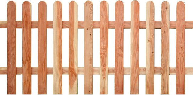 T & J Zaunelement Anholt-Serie aus Lärche in Braun, B: 80 cm, H: 180 cm - Bild 1