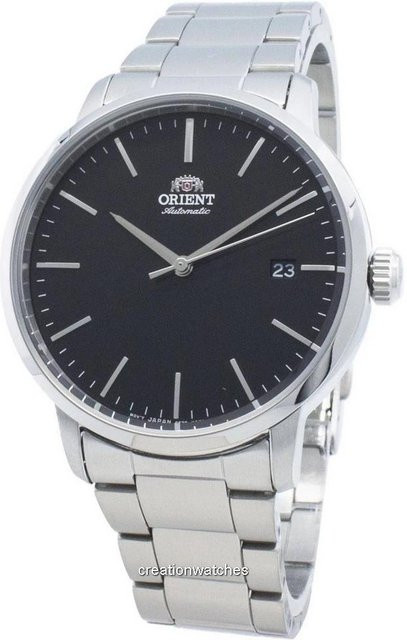 Orient Automatik-Herrenuhr, Edelstahl, Schwarz, 10 ATM - Bild 1
